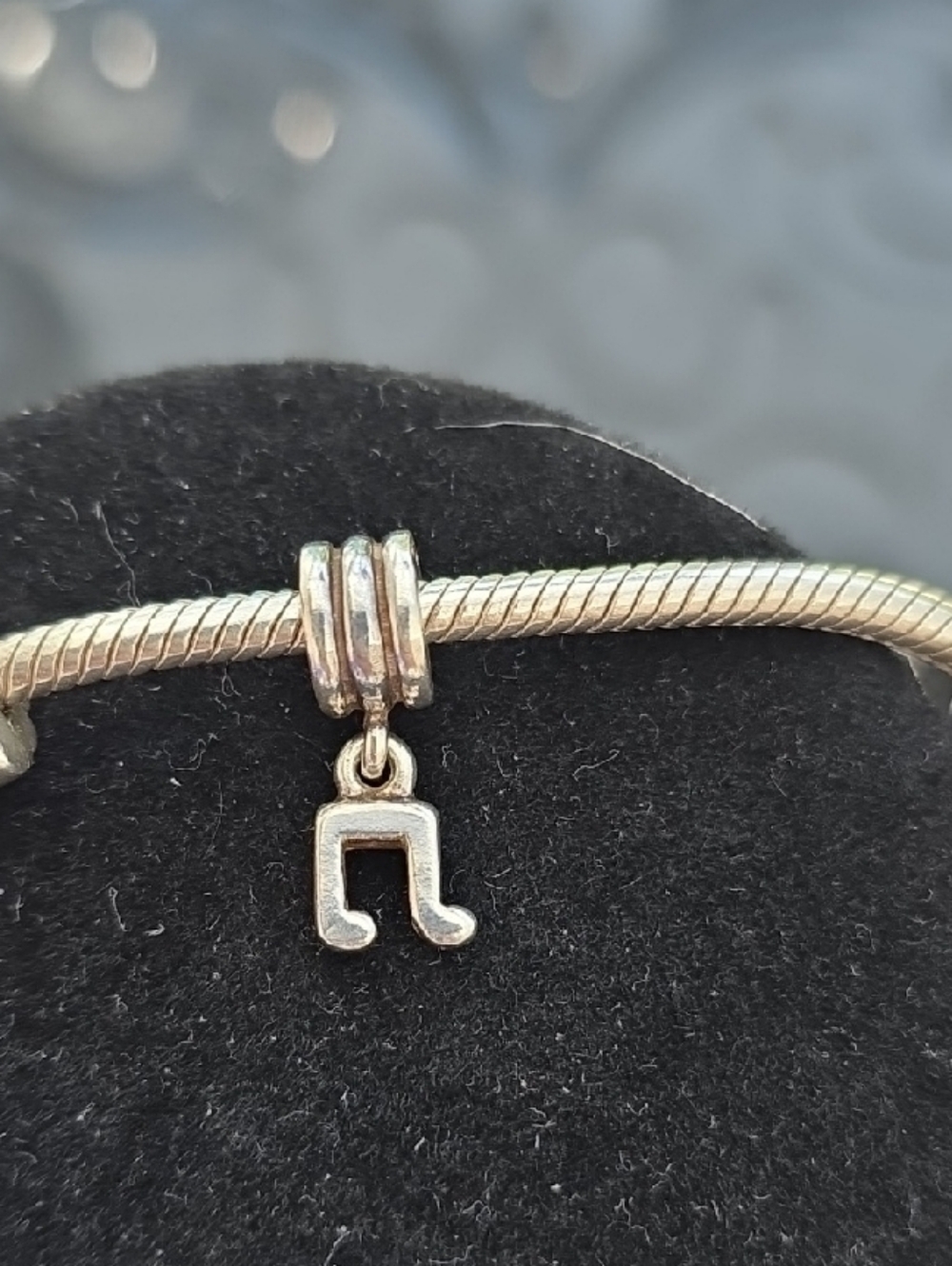 Sterling Musical Note Charm Bracelet Pendant